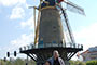 Corn-mill ”De Vier winden” (The four winds) in Monster, Province of Zuid Holland.