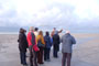 Delegation of Yorkshire and Humber on the beach