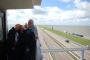 At the lookout of the Afsluitdijk (Enclosure dam) monument designed by architect  Dudok marking the spot where the dike had been closed in 1932 