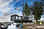 former shipyard being filled up  with a second hand house boat     copyright © Jean-Pierre Jans