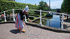 The Zuiderzee Open air Museum  Traditional children's game
